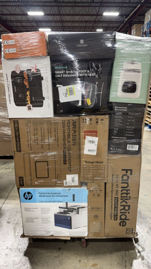 electronic liquidation pallets