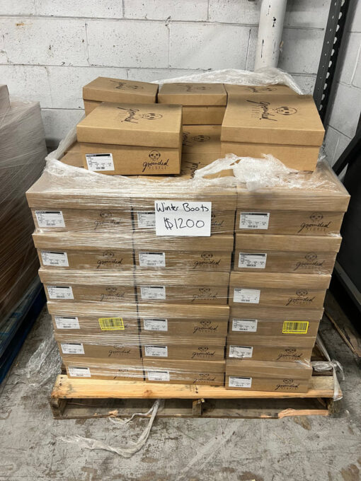 winter shoe liquidation pallets for sale